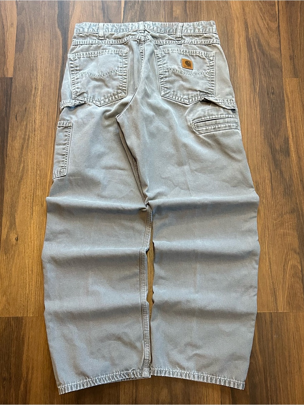 Carhartt Men's Light Gray Cargo Work Pants